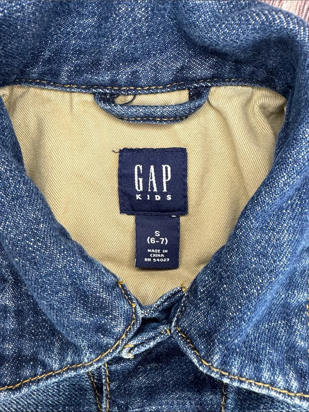 GAP Faded Indigo Denim Jacket